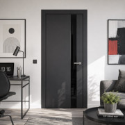 Interiérové dvere A3 ART-vision, lakované, polosklenené — Omega