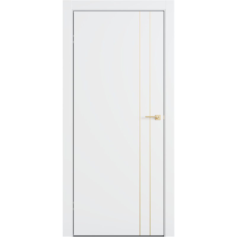 Interiérové dvere L10 Lines, lakované, plné — Omega