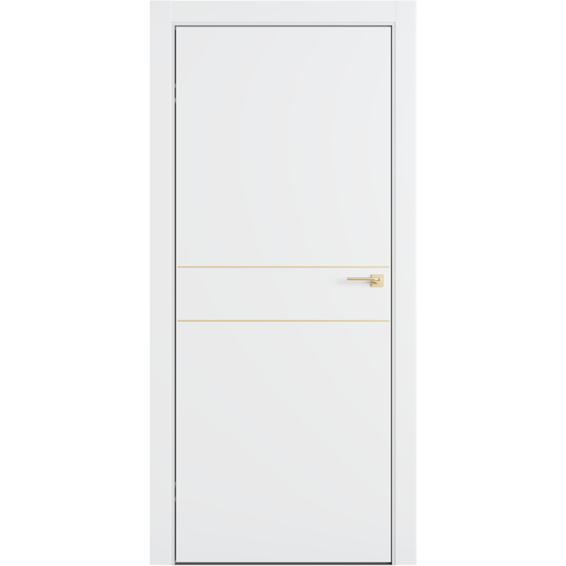 Interiérové dvere L4 Lines, lakované, plné — Omega