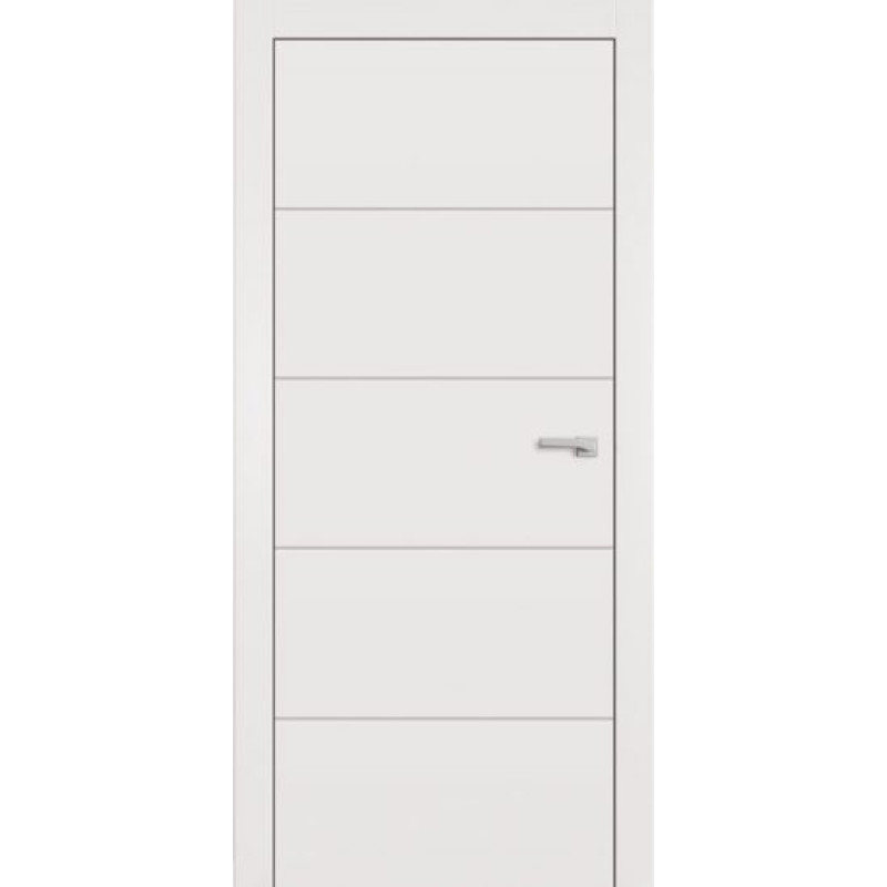 Interiérové dvere F5 Lines, lakované, plné — Omega