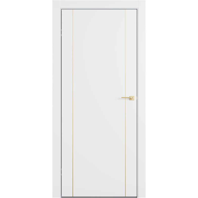 Interiérové dvere L8 Lines, lakované, plné — Omega