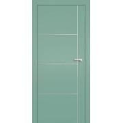 Interior door L3 Lines, painted, solid — Omega