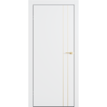 Interiérové dvere L10 Lines, lakované, plné — Omega