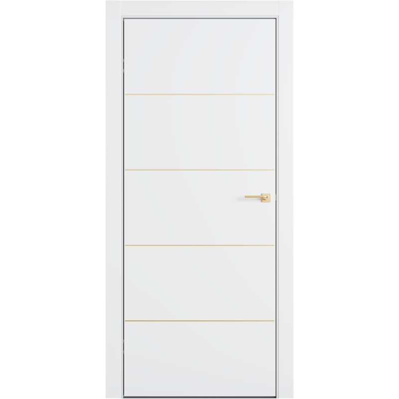 Interiérové dvere L5 Lines, lakované, plné — Omega