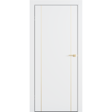 Interiérové dvere L8 Lines, lakované, plné — Omega