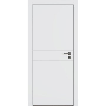 Interiérové dvere F4 Lines, lakované, plné — Omega