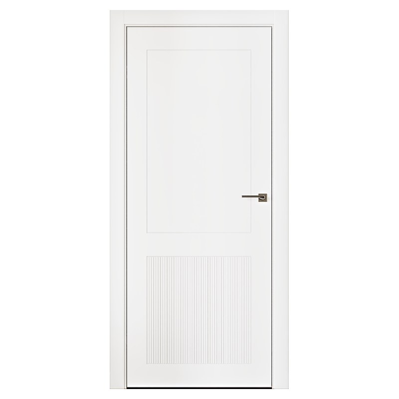 Interior door S3 Lines, painted, solid — Omega