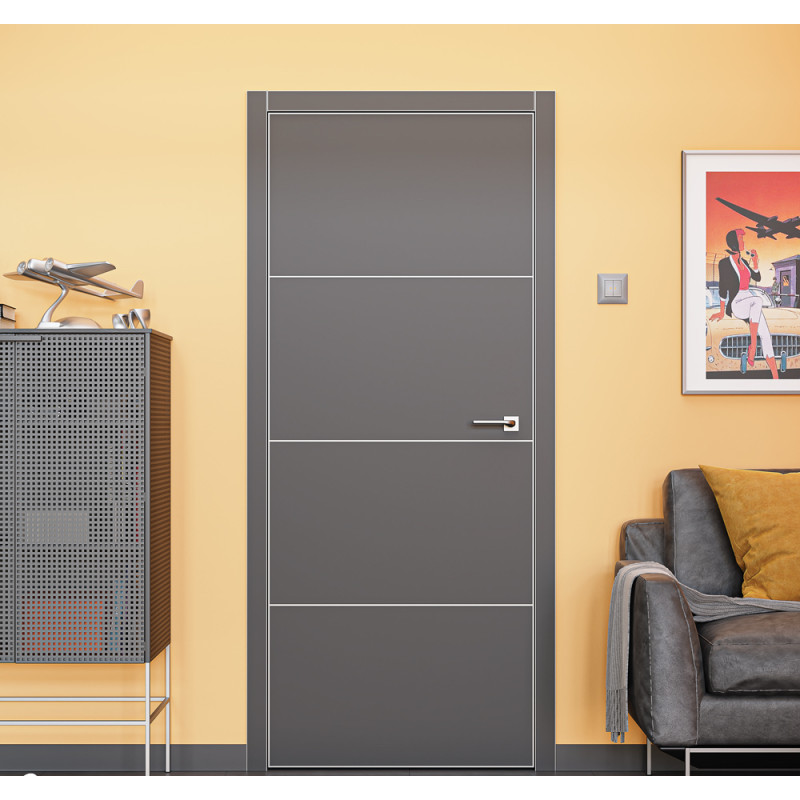 Interiérové dvere Art color C2 Metalbox, lakované, plné — Omega