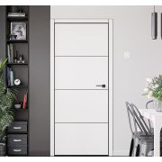 Interiérové dvere Art color C2 Metalbox, lakované, plné — Omega