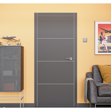 Interiérové dvere Art color C2 Metalbox, lakované, plné — Omega
