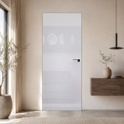 Interiérové dvere Top-Glass, so sklom, skrytá montáž — Omega