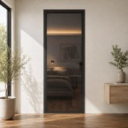 Innentür Top-Glass, Durchscheinglas, verdeckte Montage — Omega