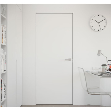Interiérové dvere Uni-Glass UniGlass, pod náter, plné, skrytá montáž — Omega