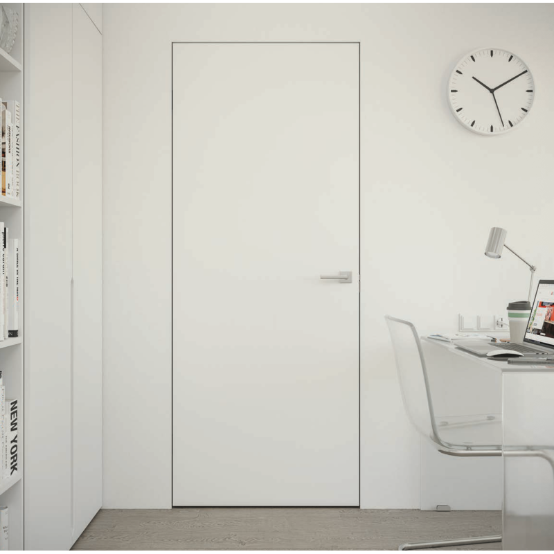 Interiérové dvere Uni-Glass UniGlass, lakované, plné, skrytá montáž — Omega