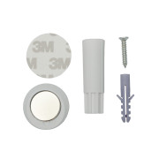 Obmedzovac chodu Safita MHS-01 skryty magneticky biela