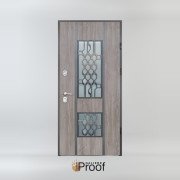 Bezpečnostné vchodové dvere Domani F Glass do domu so sklom