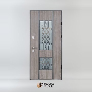 Bezpečnostné vchodové dvere Domani F Glass do domu so sklom