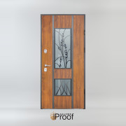 Bezpečnostné vchodové dvere Gardena F Glass do domu so sklom