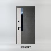 Bezpečnostné vchodové dvere Grattel Glass do bytu
