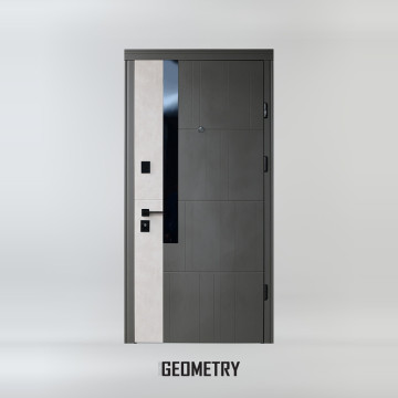 Bezpečnostné vchodové dvere Grattel Glass do bytu