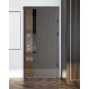 Bezpečnostné vchodové dvere Grattel Glass do bytu
