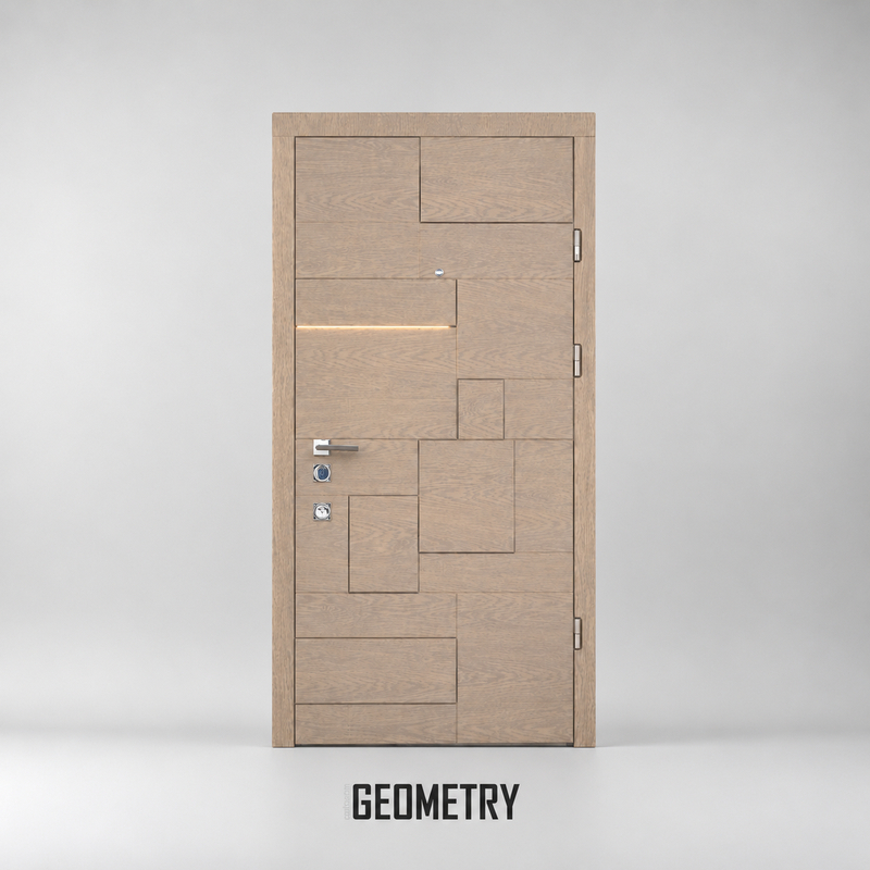 Secure entrance door Piramis light for apartment