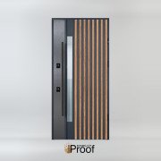 Bezpečnostné vchodové dvere Rio S Loft do domu so sklom
