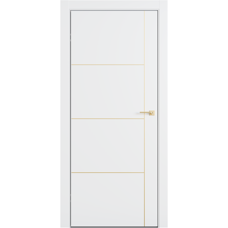 Interiérové dvere L3 Lines, lakované, plné — Omega